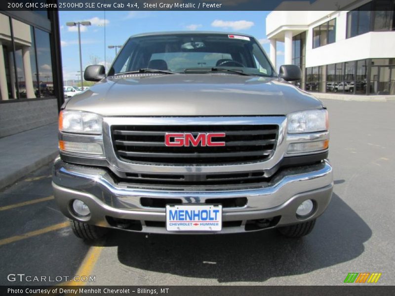 Steel Gray Metallic / Pewter 2006 GMC Sierra 2500HD SLE Crew Cab 4x4