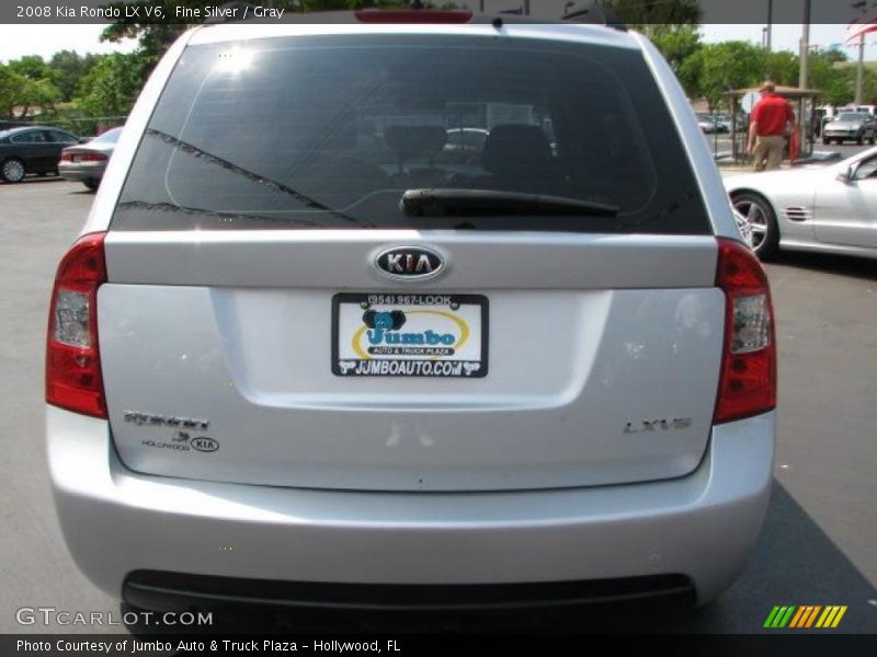 Fine Silver / Gray 2008 Kia Rondo LX V6