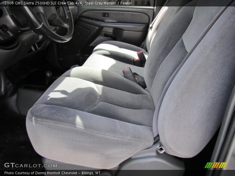 Steel Gray Metallic / Pewter 2006 GMC Sierra 2500HD SLE Crew Cab 4x4