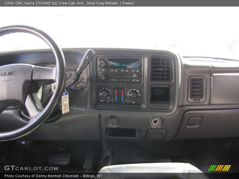 Steel Gray Metallic / Pewter 2006 GMC Sierra 2500HD SLE Crew Cab 4x4