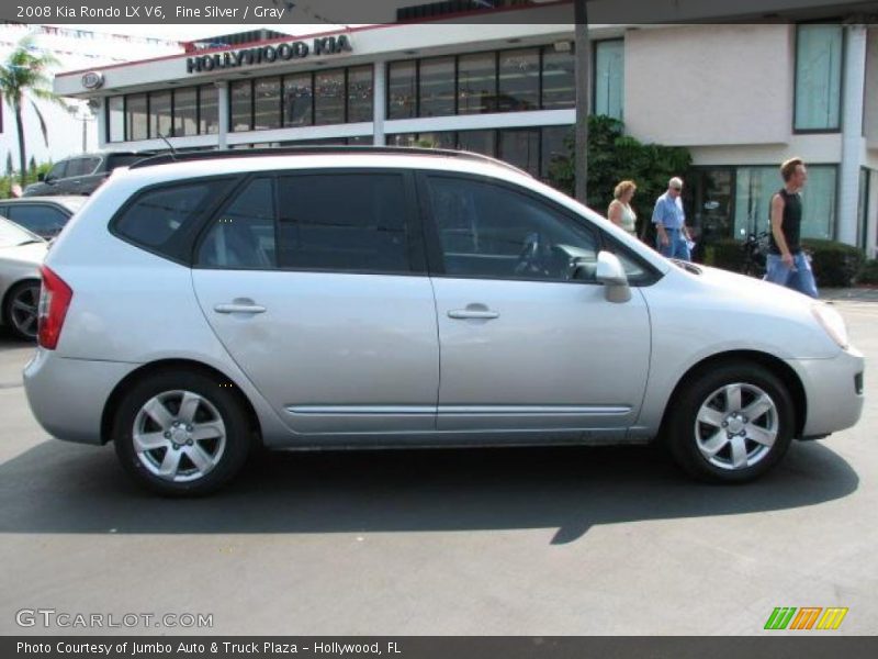 Fine Silver / Gray 2008 Kia Rondo LX V6