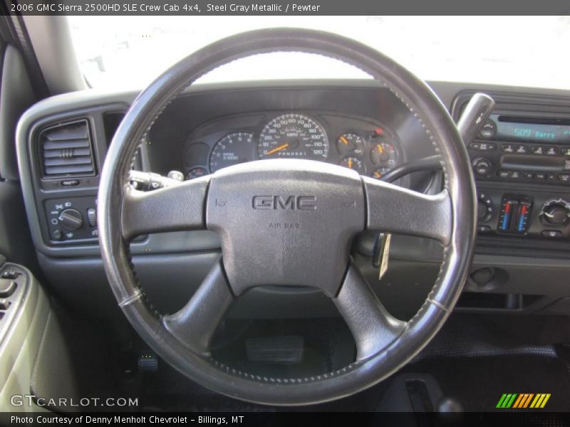  2006 Sierra 2500HD SLE Crew Cab 4x4 Steering Wheel