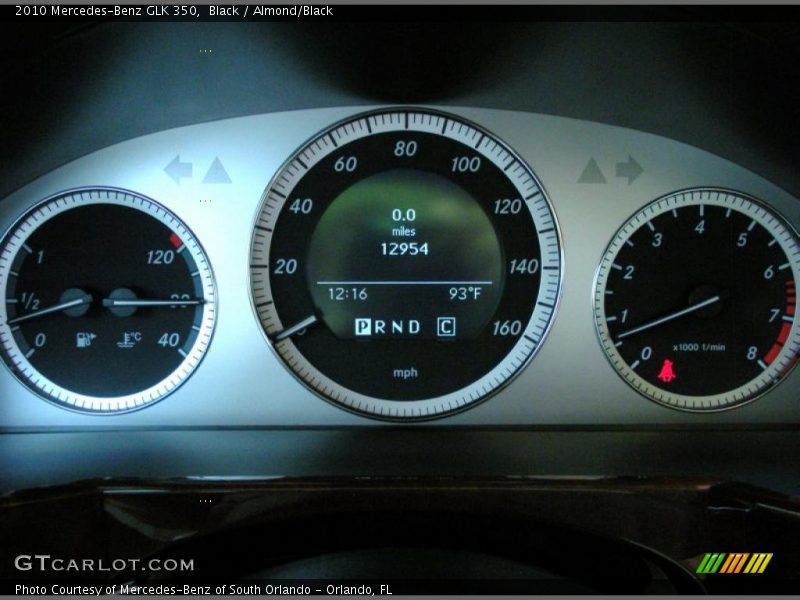 Black / Almond/Black 2010 Mercedes-Benz GLK 350