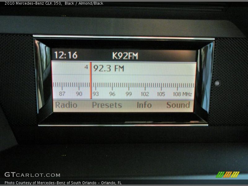 Black / Almond/Black 2010 Mercedes-Benz GLK 350