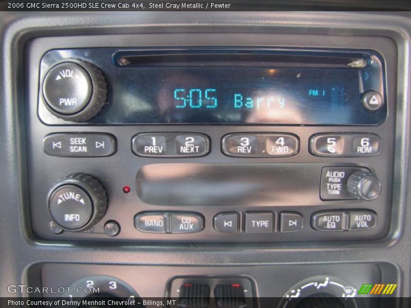 Steel Gray Metallic / Pewter 2006 GMC Sierra 2500HD SLE Crew Cab 4x4