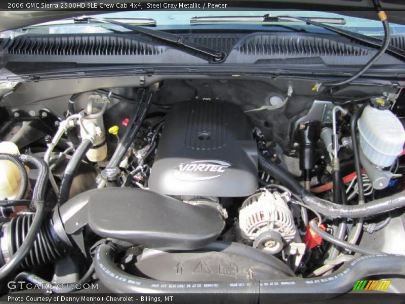  2006 Sierra 2500HD SLE Crew Cab 4x4 Engine - 6.0 Liter OHV 16-Valve V8