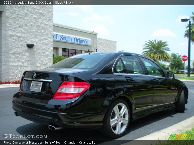 Black / Black 2010 Mercedes-Benz C 300 Sport