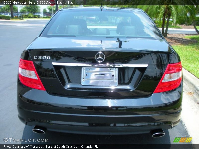 Black / Black 2010 Mercedes-Benz C 300 Sport