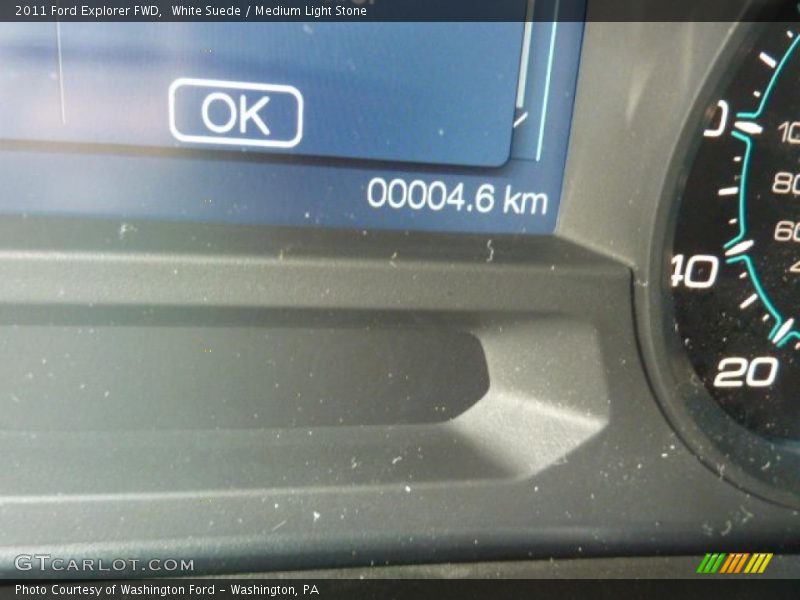 White Suede / Medium Light Stone 2011 Ford Explorer FWD