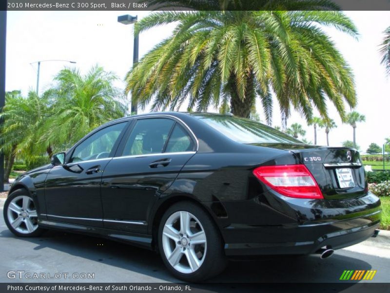 Black / Black 2010 Mercedes-Benz C 300 Sport
