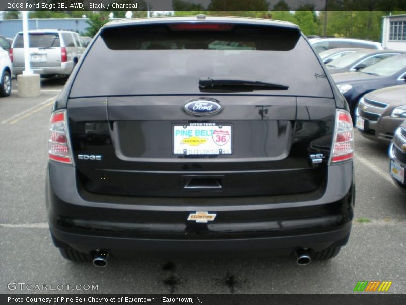 Black / Charcoal 2008 Ford Edge SEL AWD