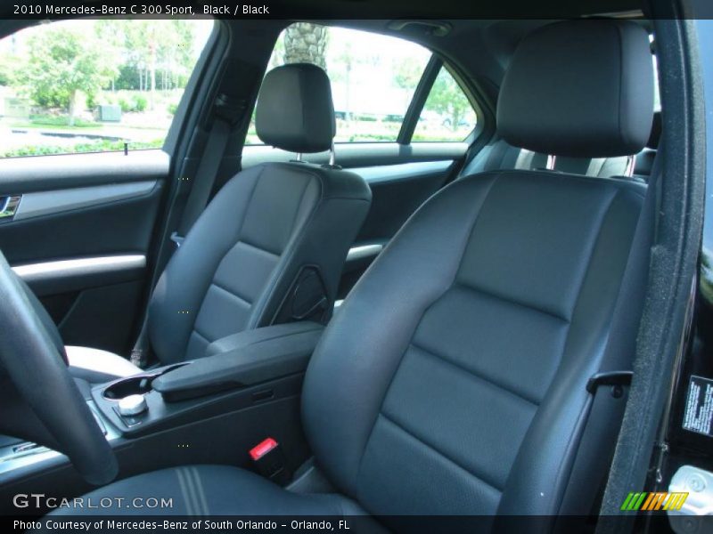 Black / Black 2010 Mercedes-Benz C 300 Sport