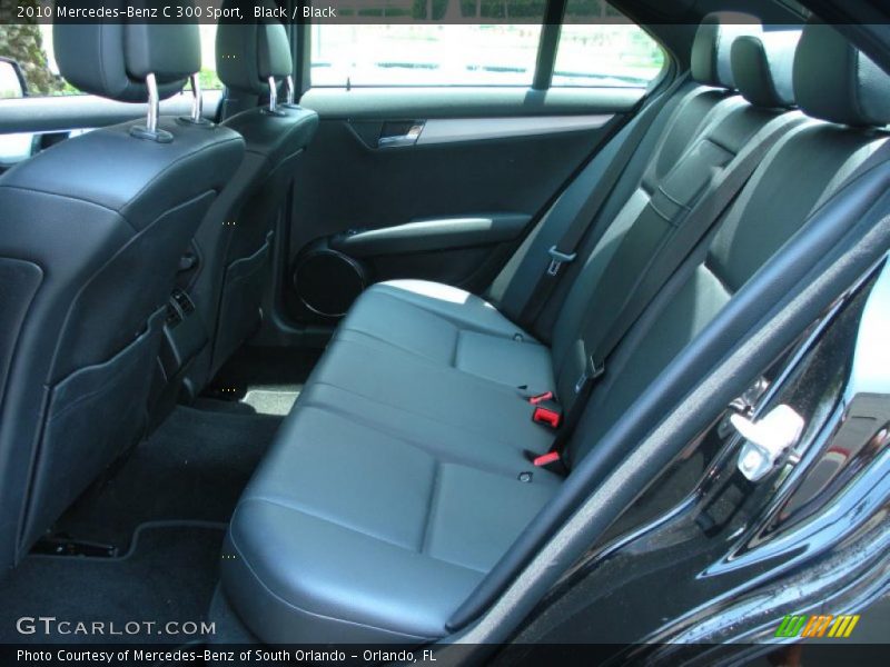 Black / Black 2010 Mercedes-Benz C 300 Sport