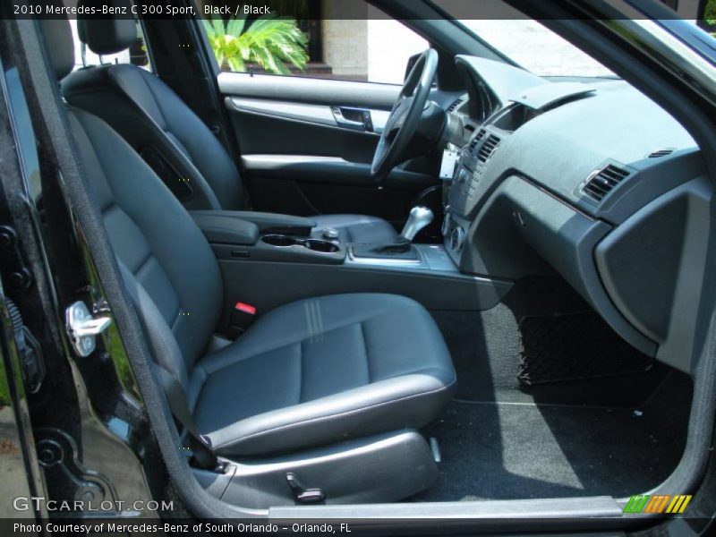 Black / Black 2010 Mercedes-Benz C 300 Sport