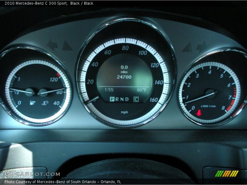 Black / Black 2010 Mercedes-Benz C 300 Sport