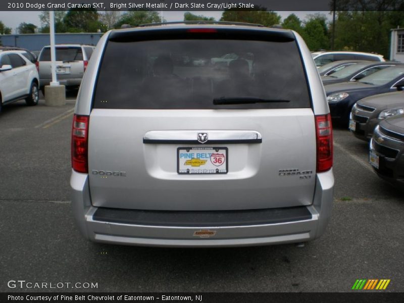 Bright Silver Metallic / Dark Slate Gray/Light Shale 2010 Dodge Grand Caravan SXT
