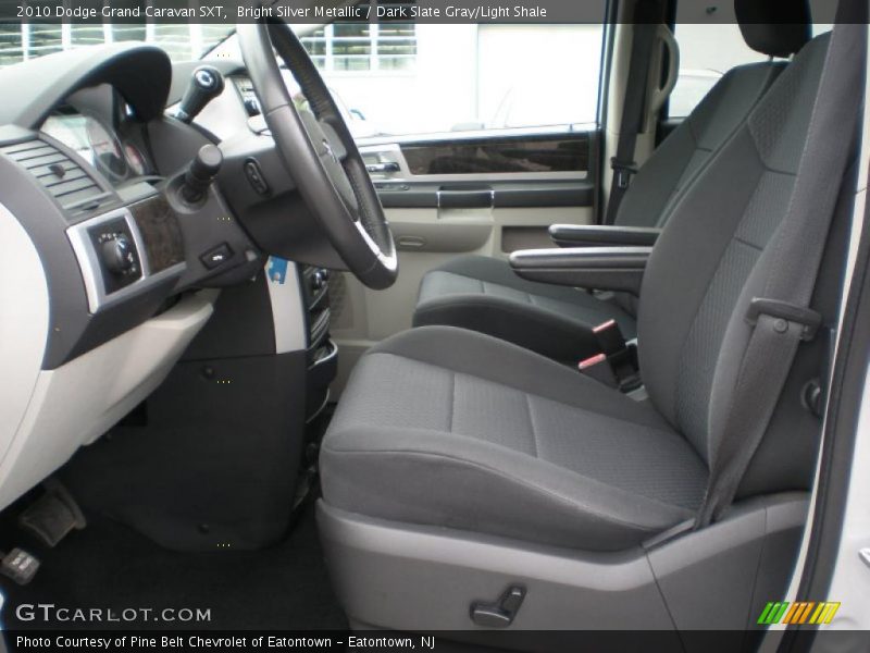 Bright Silver Metallic / Dark Slate Gray/Light Shale 2010 Dodge Grand Caravan SXT