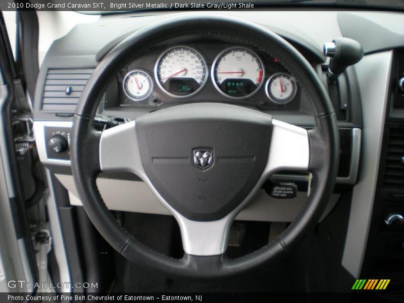 Bright Silver Metallic / Dark Slate Gray/Light Shale 2010 Dodge Grand Caravan SXT