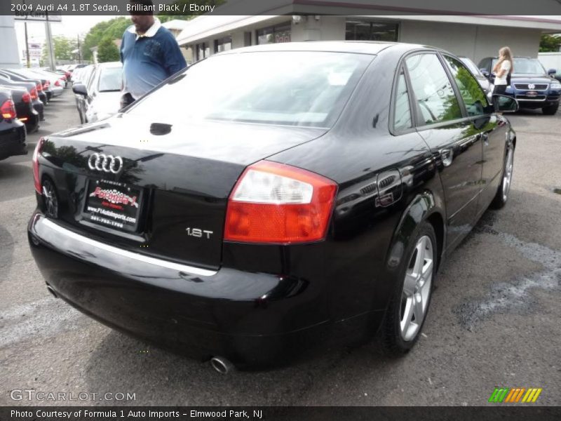 Brilliant Black / Ebony 2004 Audi A4 1.8T Sedan