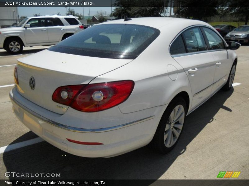 Candy White / Black 2011 Volkswagen CC Sport