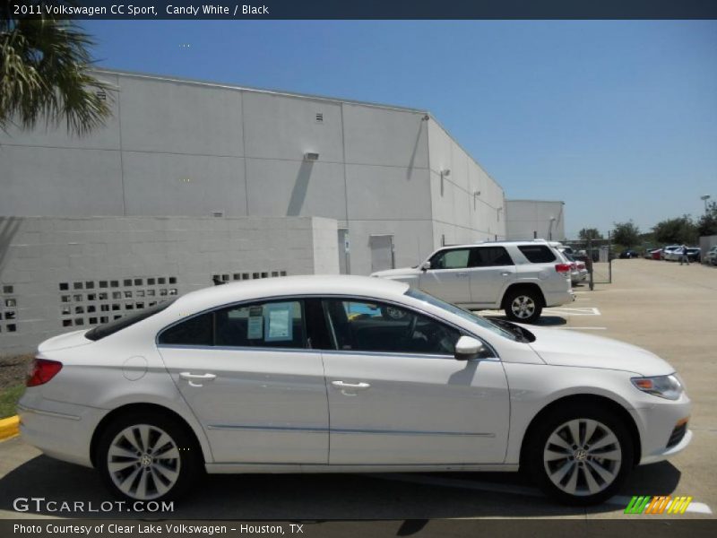 Candy White / Black 2011 Volkswagen CC Sport