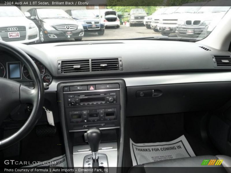 Brilliant Black / Ebony 2004 Audi A4 1.8T Sedan