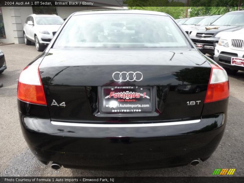 Brilliant Black / Ebony 2004 Audi A4 1.8T Sedan