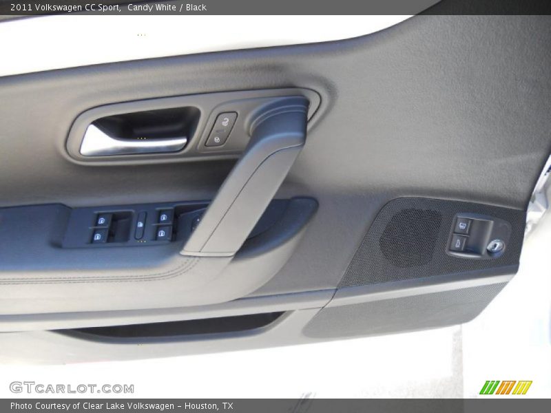 Candy White / Black 2011 Volkswagen CC Sport