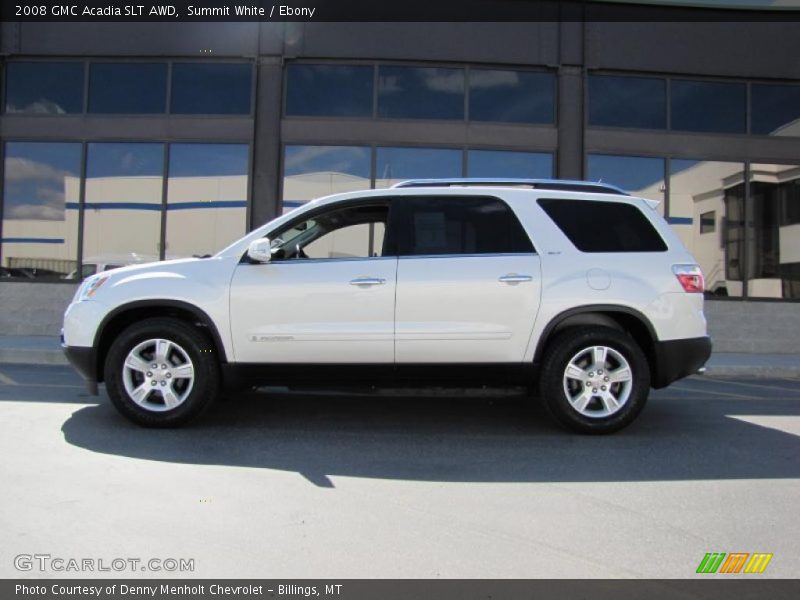 Summit White / Ebony 2008 GMC Acadia SLT AWD