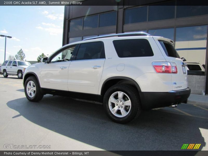 Summit White / Ebony 2008 GMC Acadia SLT AWD