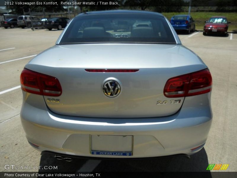Reflex Silver Metallic / Titan Black 2012 Volkswagen Eos Komfort