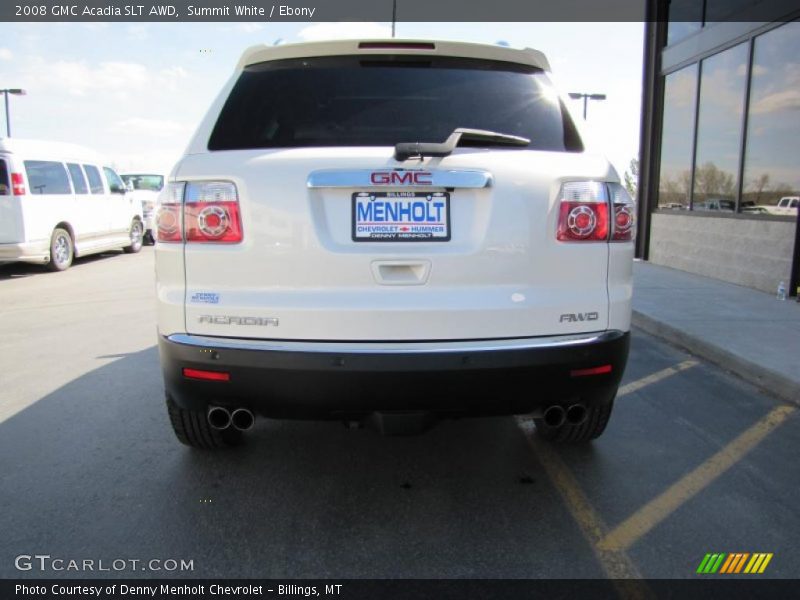 Summit White / Ebony 2008 GMC Acadia SLT AWD