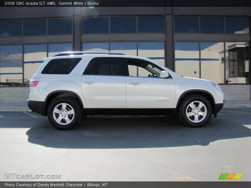 Summit White / Ebony 2008 GMC Acadia SLT AWD