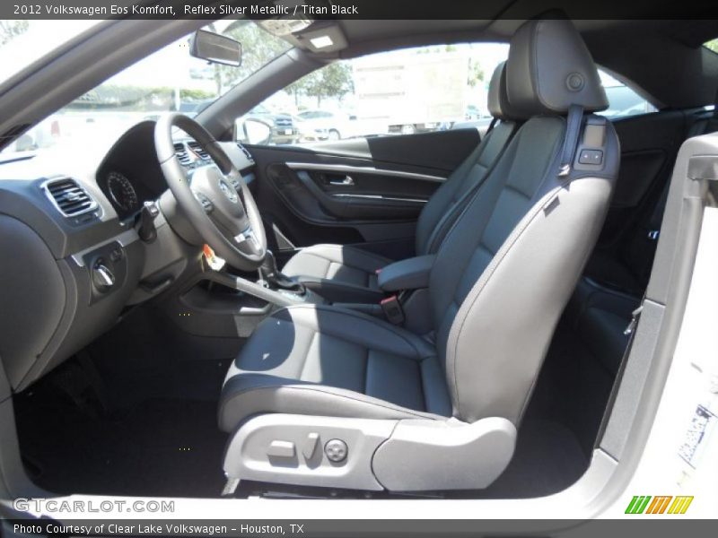 Reflex Silver Metallic / Titan Black 2012 Volkswagen Eos Komfort
