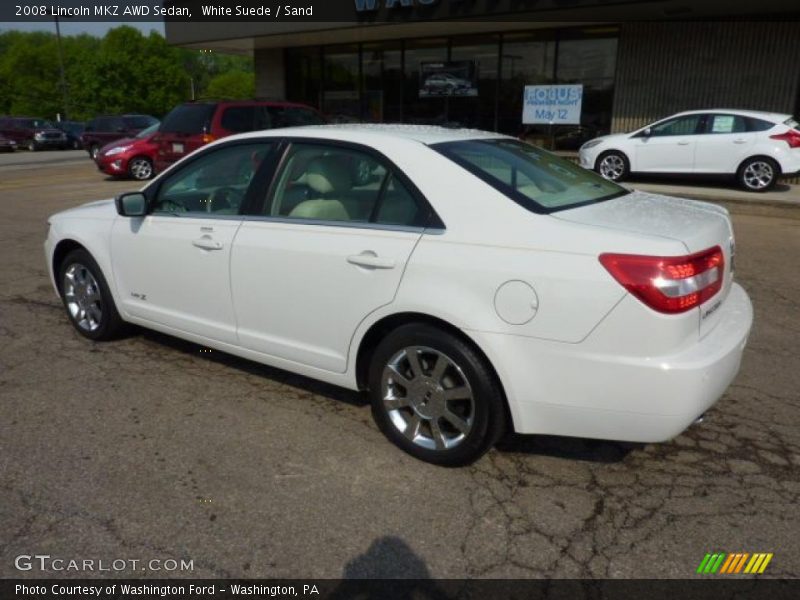 White Suede / Sand 2008 Lincoln MKZ AWD Sedan