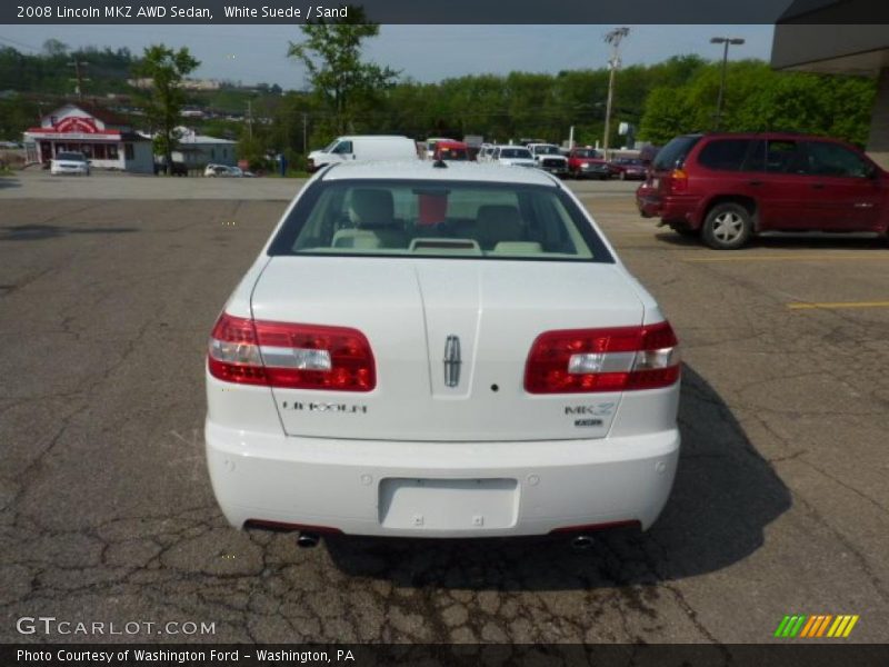 White Suede / Sand 2008 Lincoln MKZ AWD Sedan