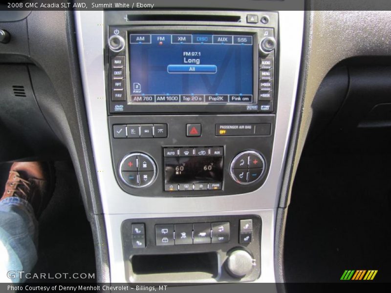 Summit White / Ebony 2008 GMC Acadia SLT AWD