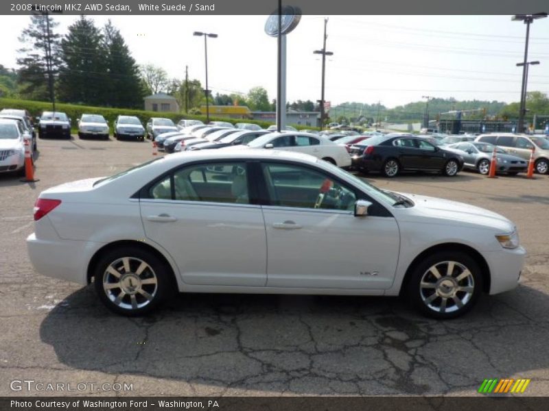 White Suede / Sand 2008 Lincoln MKZ AWD Sedan