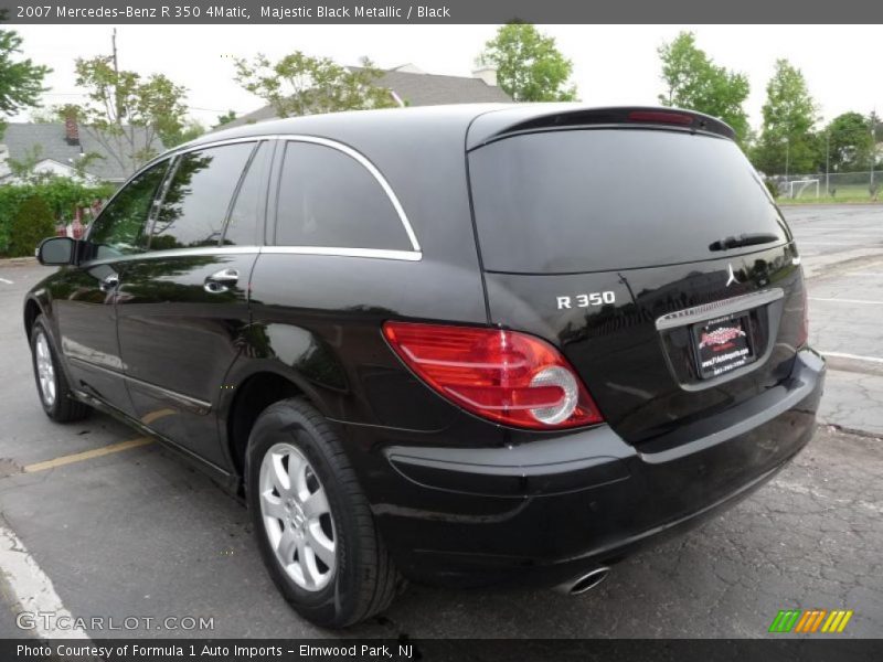Majestic Black Metallic / Black 2007 Mercedes-Benz R 350 4Matic