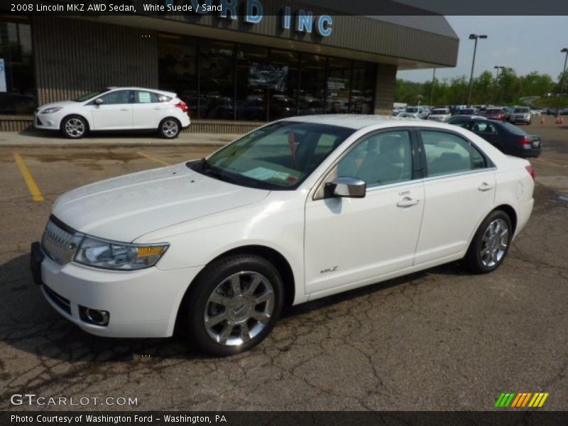 White Suede / Sand 2008 Lincoln MKZ AWD Sedan