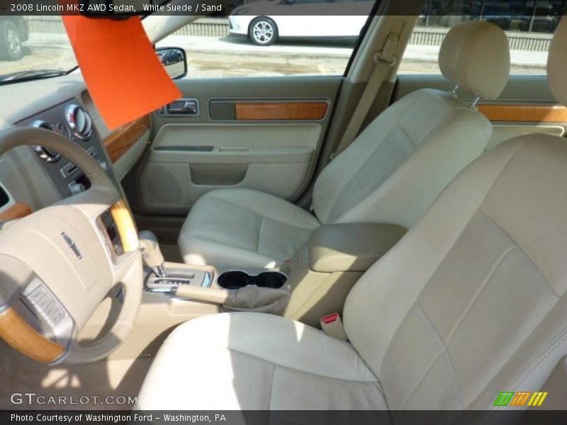 White Suede / Sand 2008 Lincoln MKZ AWD Sedan