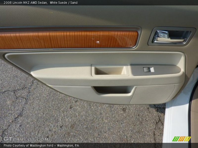 White Suede / Sand 2008 Lincoln MKZ AWD Sedan