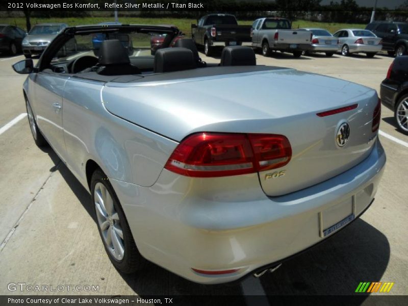 Reflex Silver Metallic / Titan Black 2012 Volkswagen Eos Komfort