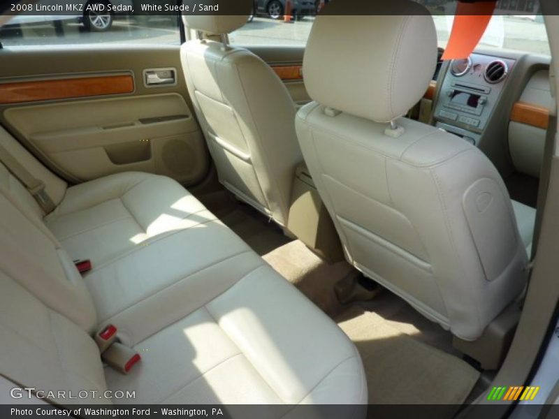 White Suede / Sand 2008 Lincoln MKZ AWD Sedan