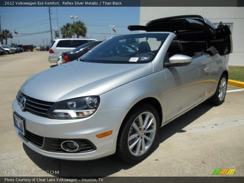 Reflex Silver Metallic / Titan Black 2012 Volkswagen Eos Komfort