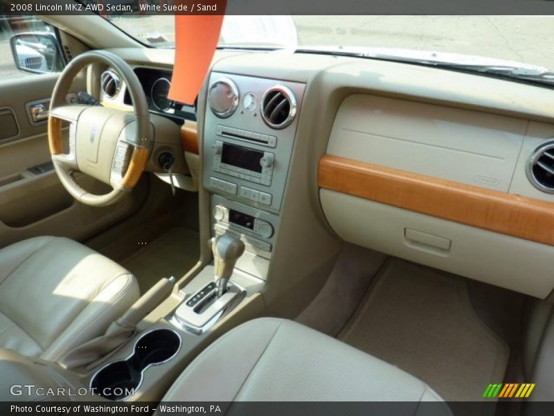 White Suede / Sand 2008 Lincoln MKZ AWD Sedan
