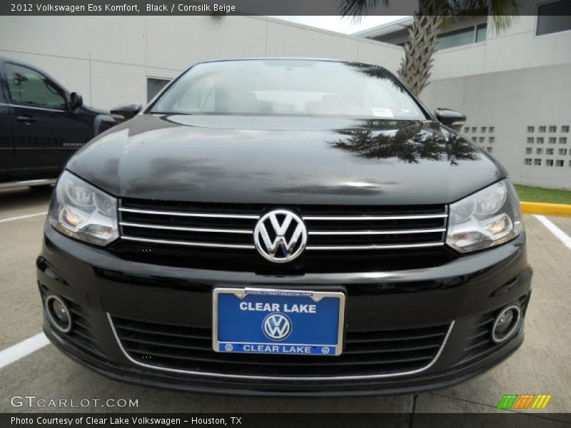 Black / Cornsilk Beige 2012 Volkswagen Eos Komfort