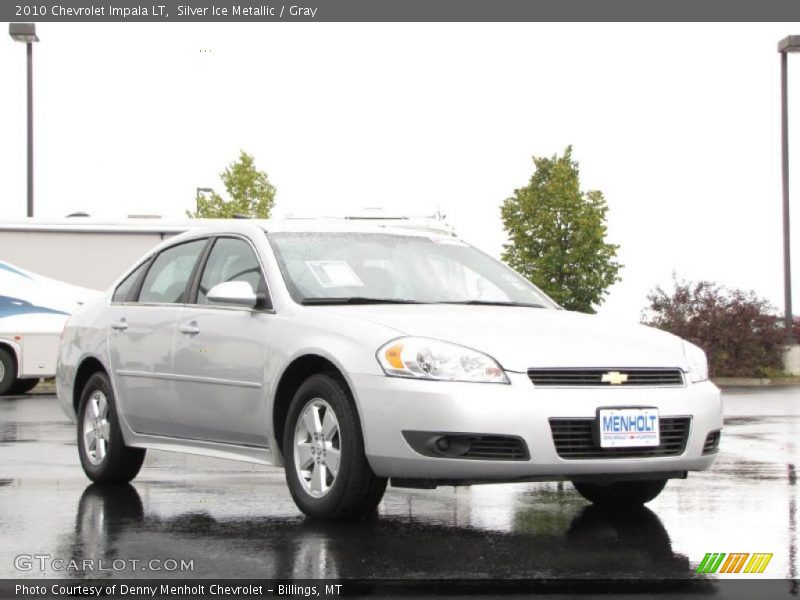 Silver Ice Metallic / Gray 2010 Chevrolet Impala LT