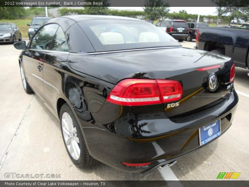 Black / Cornsilk Beige 2012 Volkswagen Eos Komfort