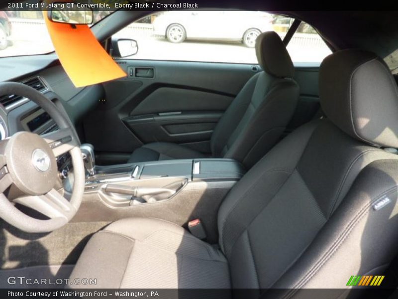 Ebony Black / Charcoal Black 2011 Ford Mustang GT Convertible
